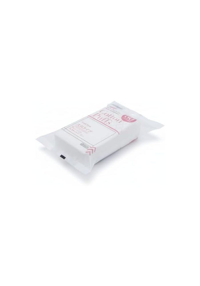 Daiso Large Cotton Puffs - 60 Soft Pads for Makeup Removal & Skincare - Image 2